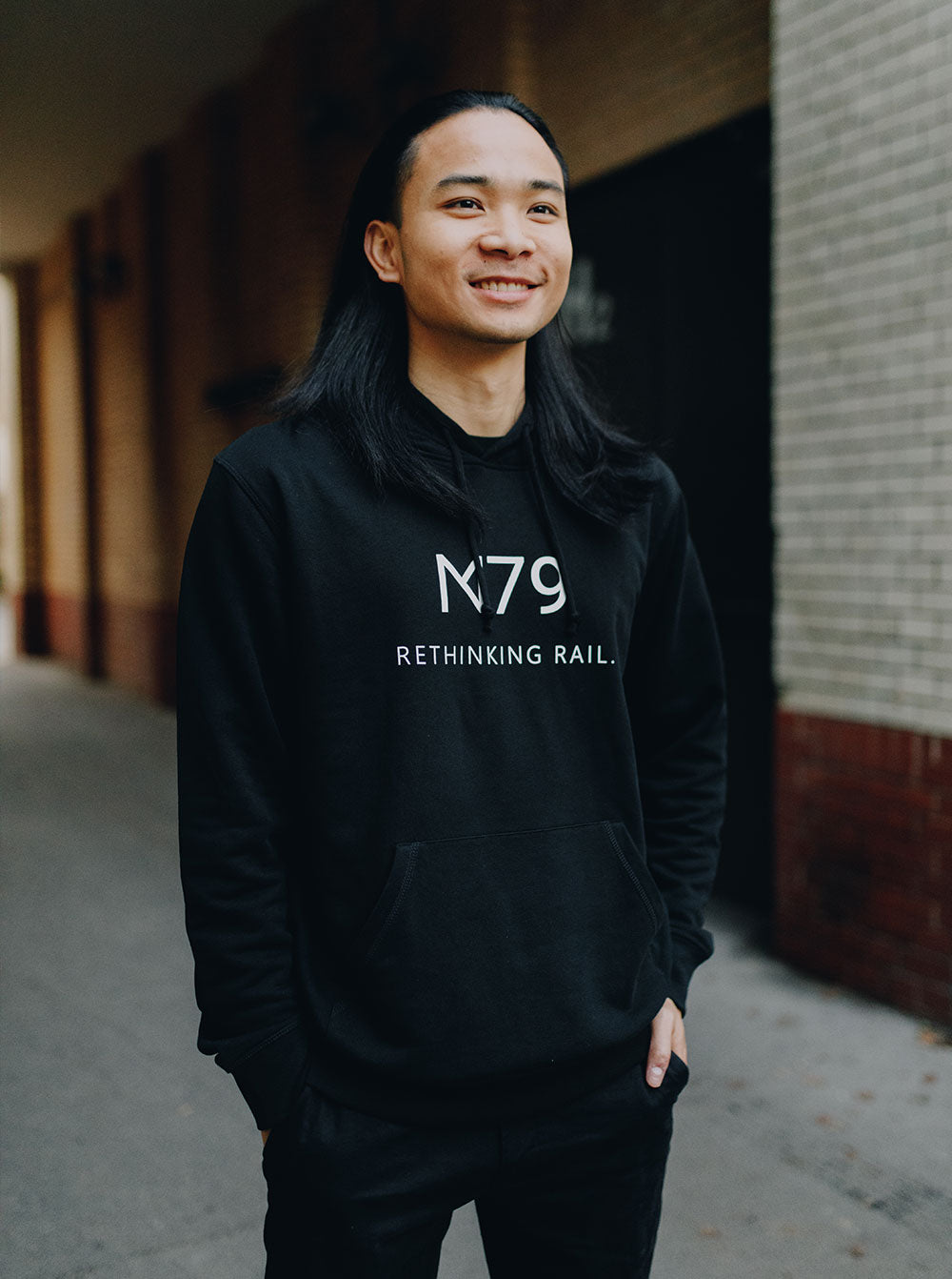 Menlo79 Pullover in Schwarz