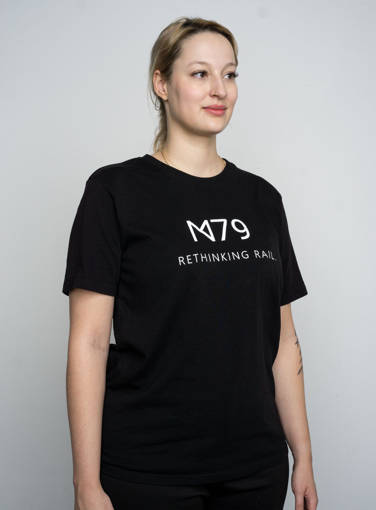 Menlo79 T-Shirt in Schwarz